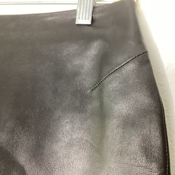 Givenchy Pencil Skirt Black Leather 40 - Picture 6 of 10